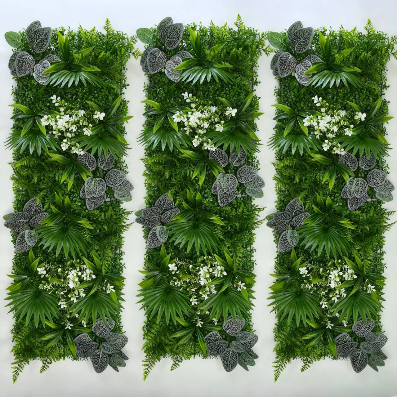 Flower Wall Panel - 40*120CM Simulierter Rasen, Künstlicher Grünrasen, Grüne