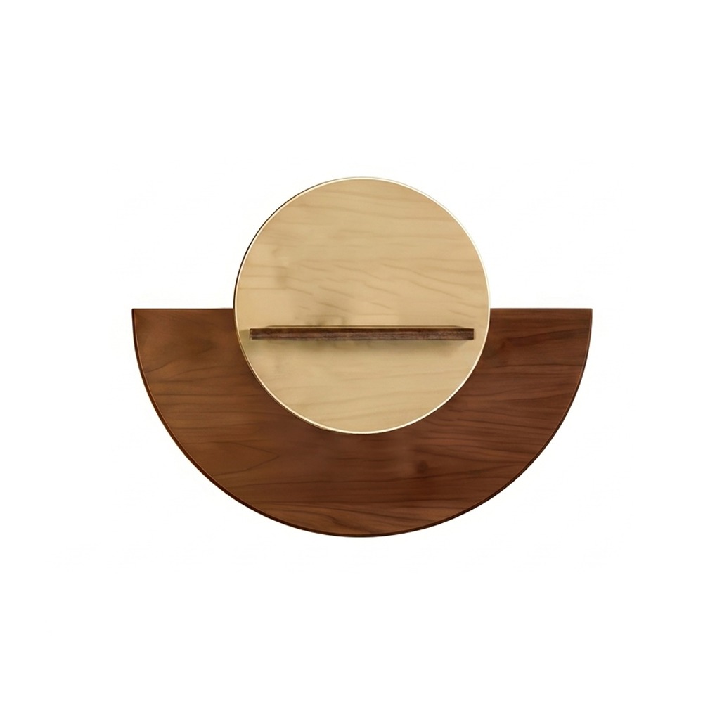 Flower Wall Panel - Ovales Holz-Wandregal für Blumen, Hydroponische Anzeige,