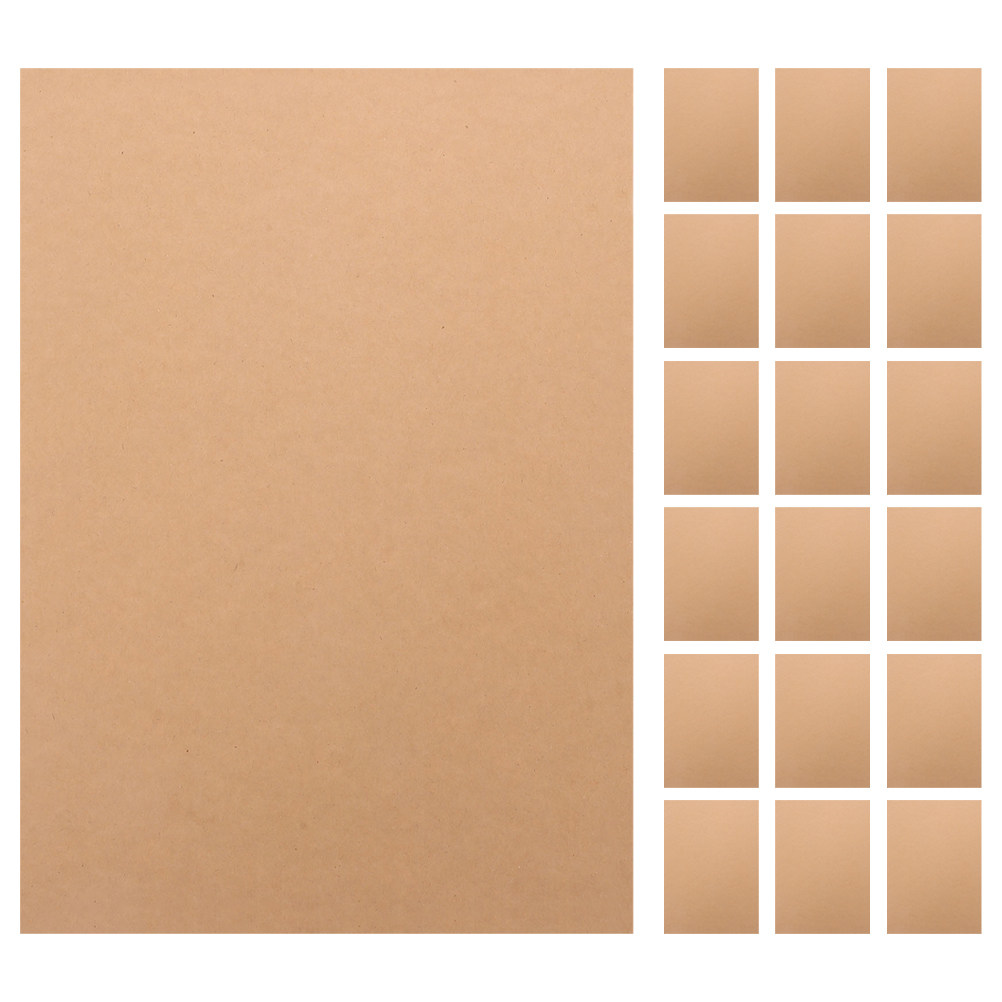 50 Stück braunes Kartonpapier, – Papercraft Supply Invitation Bewertung und Preis