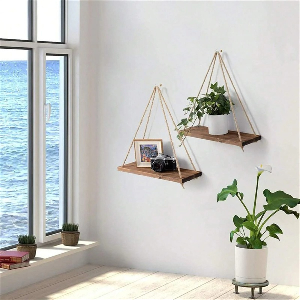 1Set Holz Hängen Regale Schauk – Flower Wall Panel Bewertung und Preis