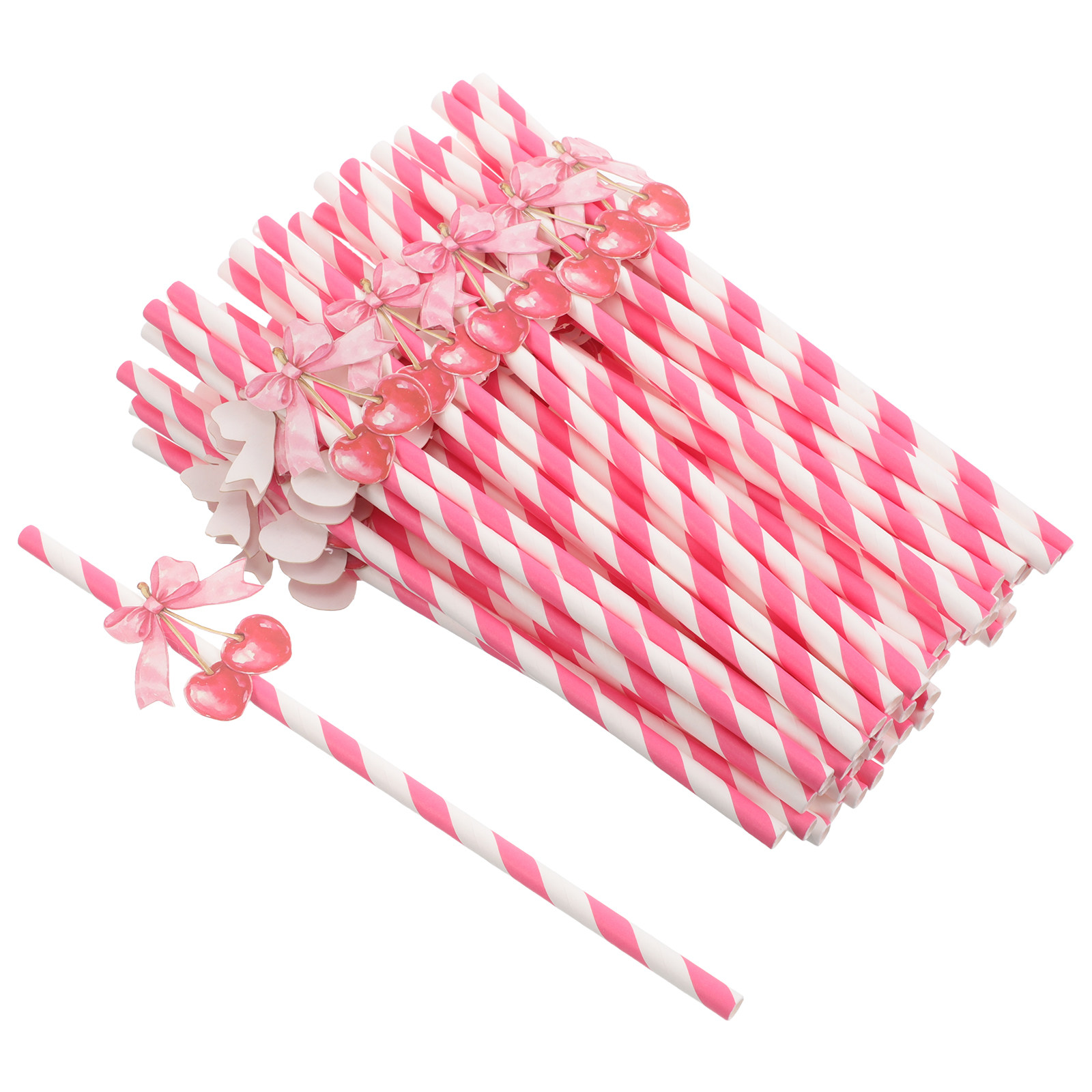 50 Stück Papierstrohhalme mit  – Paper Straw Color Bewertung und Preis