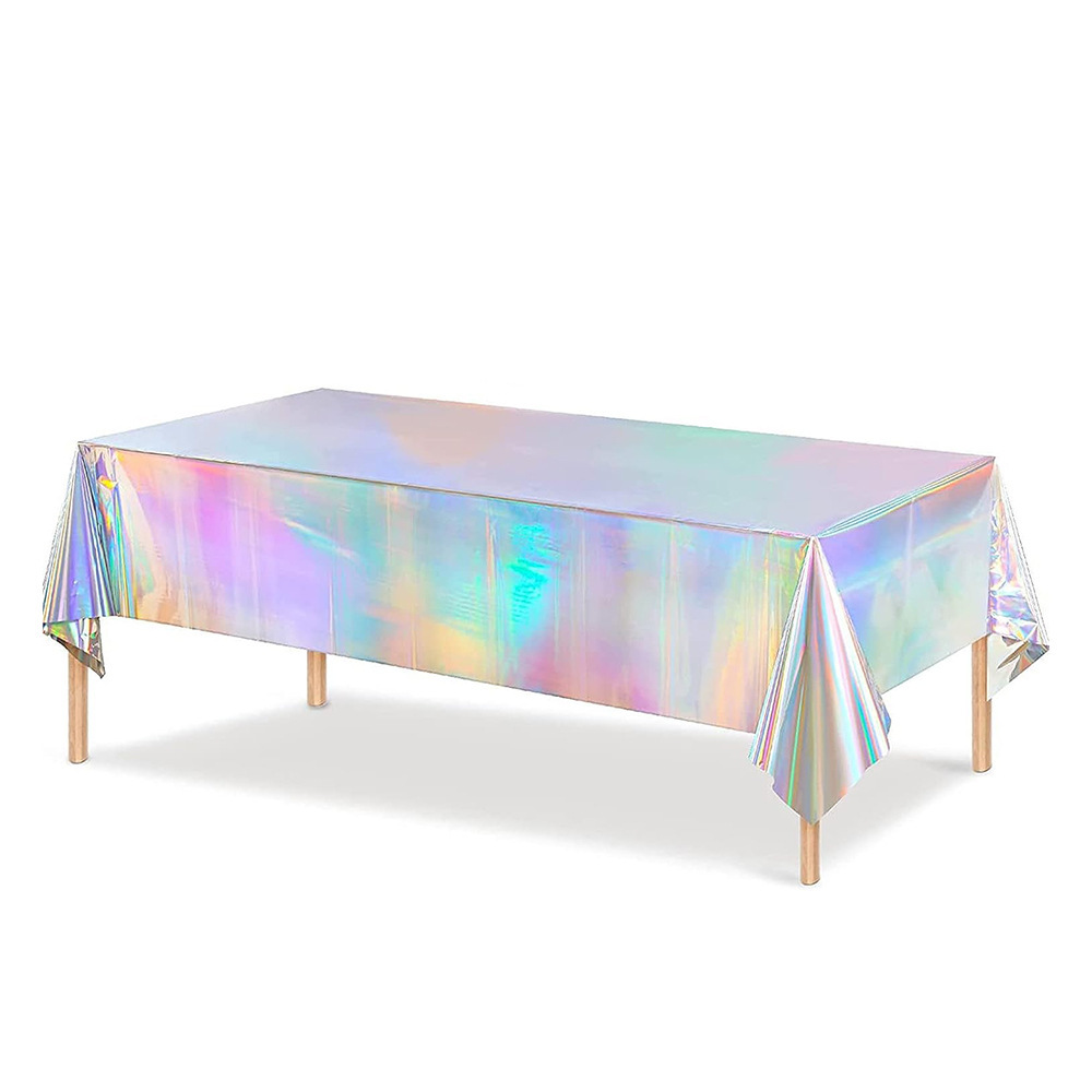 Holografische Party-Tischdecke – Table Cloth Disposable Bewertung und Preis