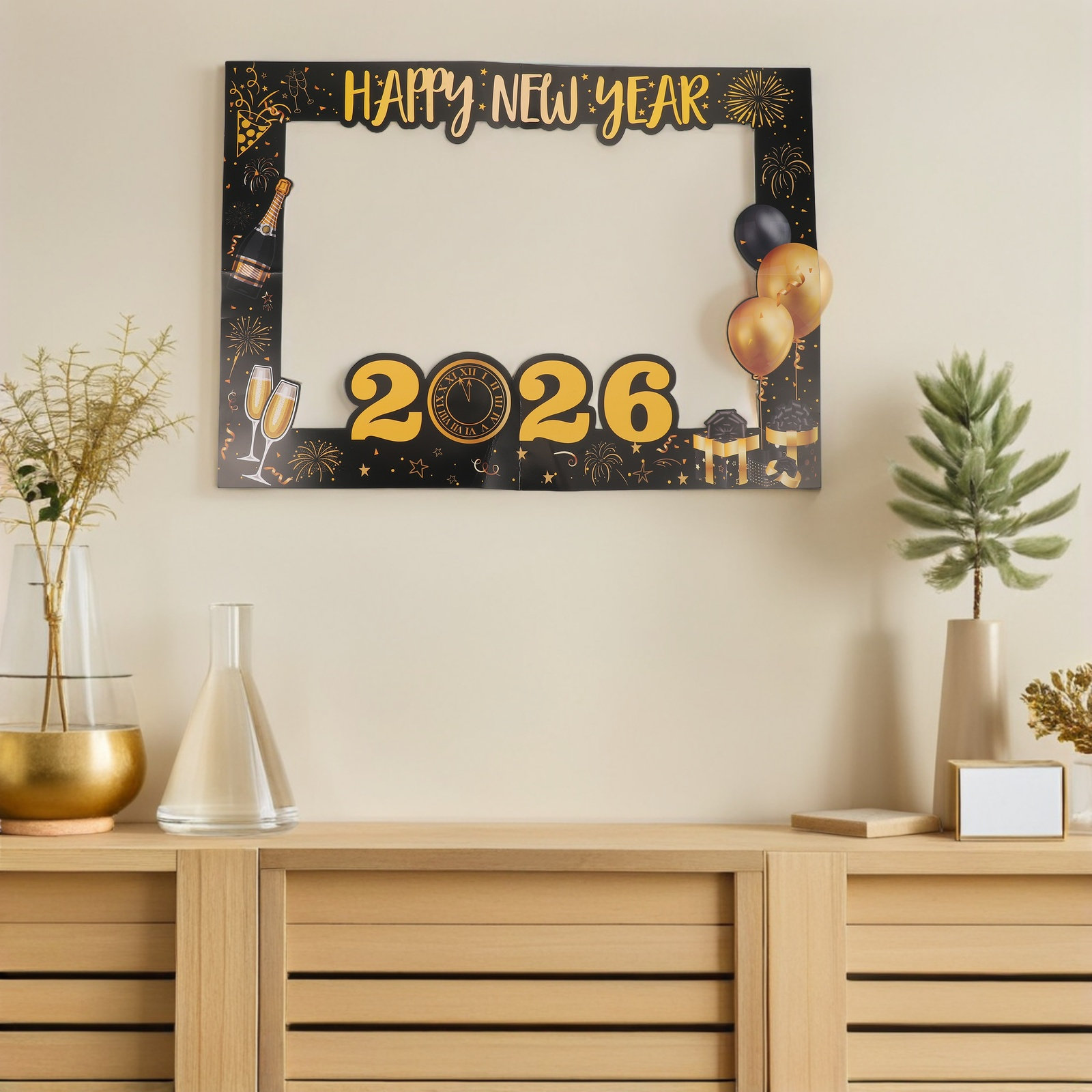 Großer 2026 Neujahrs-Fotostand – Photo Booth Frame Bewertung und Preis
