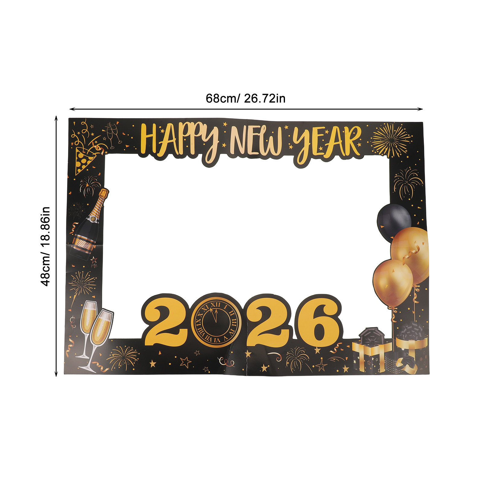 Großer 2026 Neujahrs-Fotostand – Photo Booth Frame Bewertung und Preis